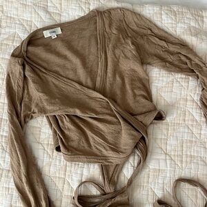 Ozma of California wrap top